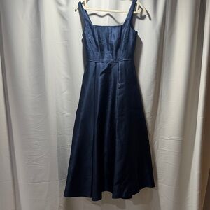 Navy Blue Dress with pockets